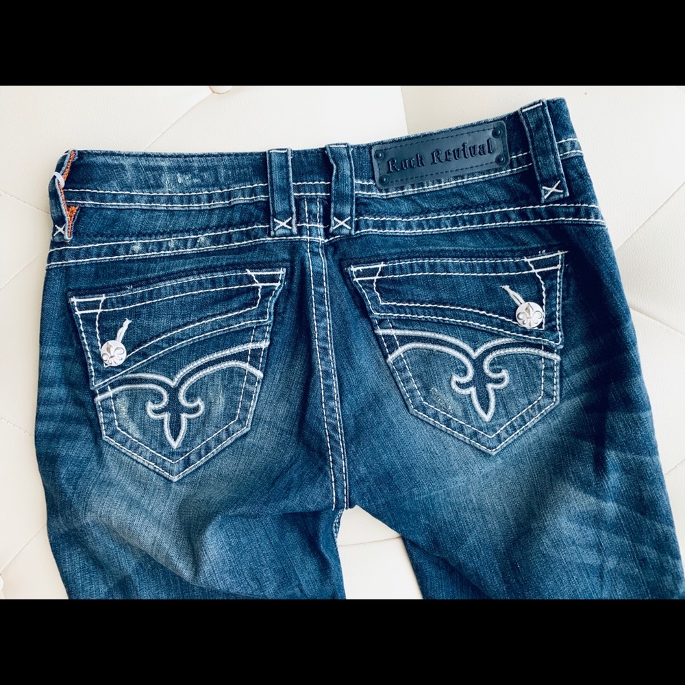 SOLD NWT Rock Revival Boot Jeans Made In Vietnam - Picture 7 of 8